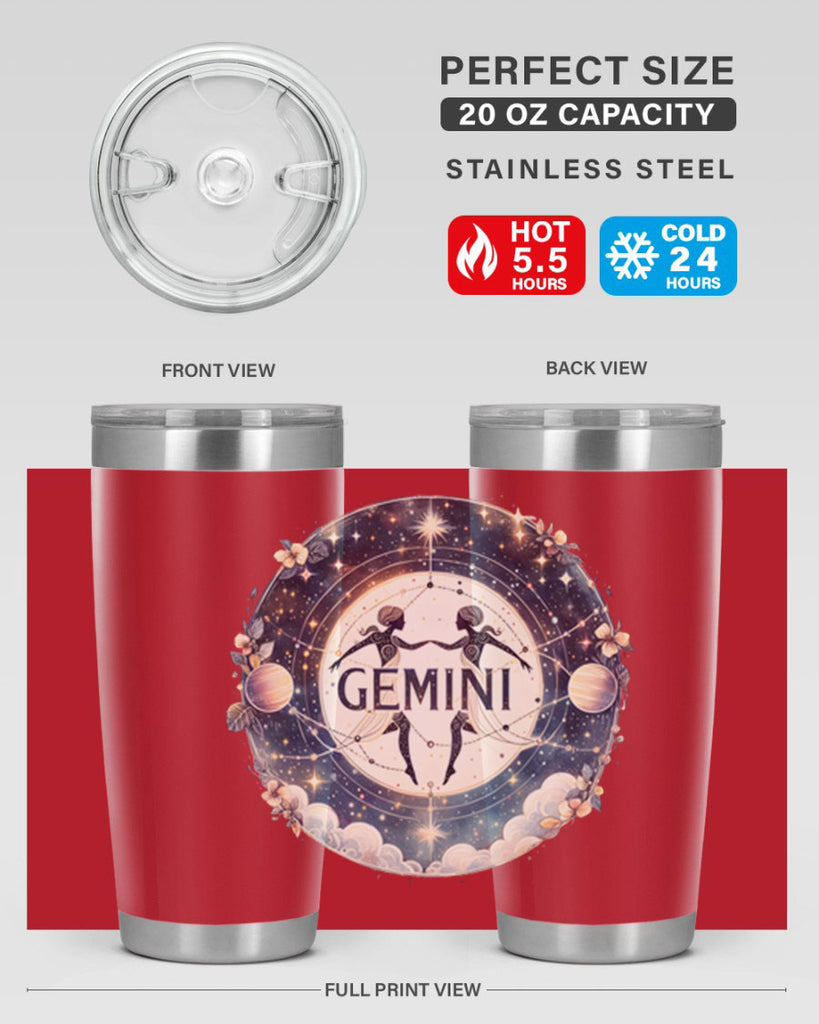 gemini 237#- zodiac- Tumbler