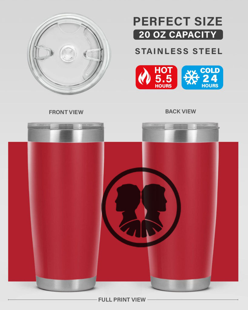 gemini 238#- zodiac- Tumbler