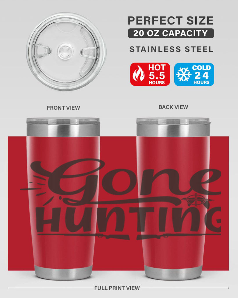 gone hunting 29#- hunting- Tumbler