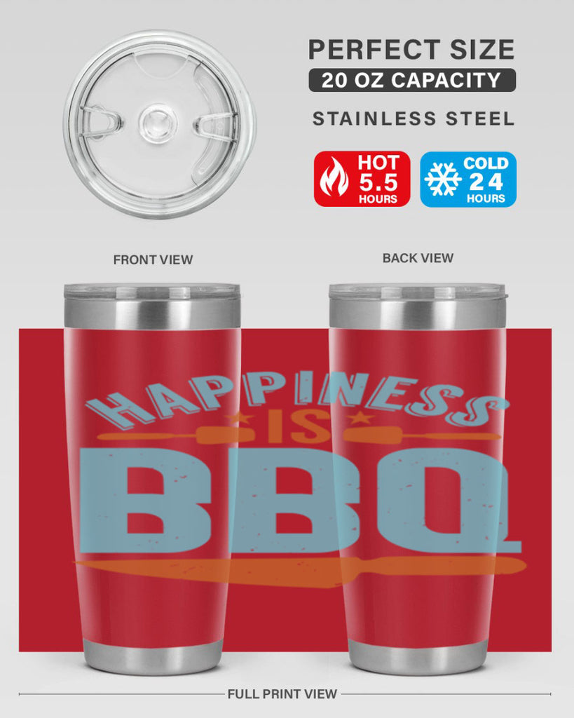 happiness is bbq 43#- bbq- Tumbler