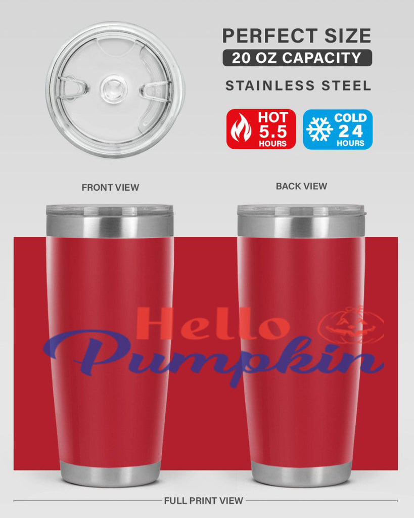 hello pumpkin 288#- fall- Tumbler