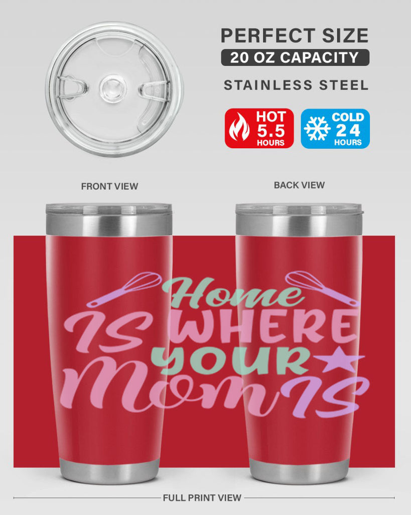 home is where your mom is 37#- home- Tumbler