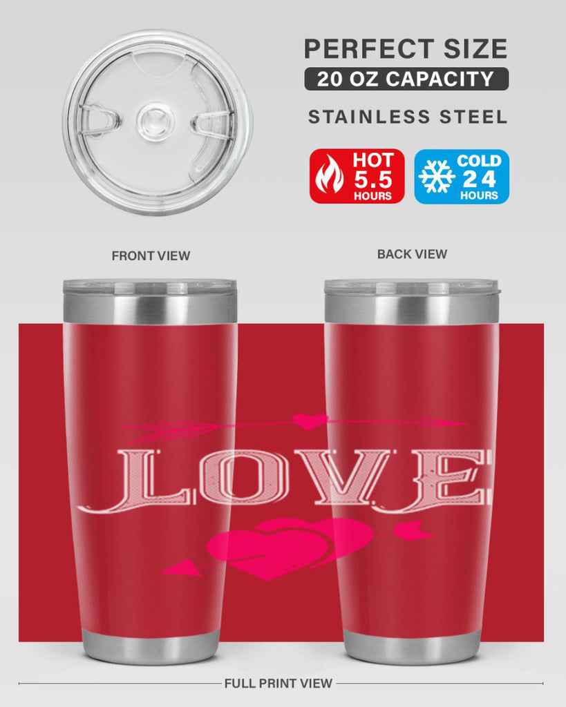 love 41#- valentines day- Tumbler