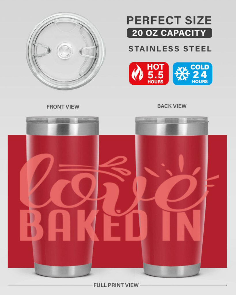 love baked in 13#- kitchen- Tumbler