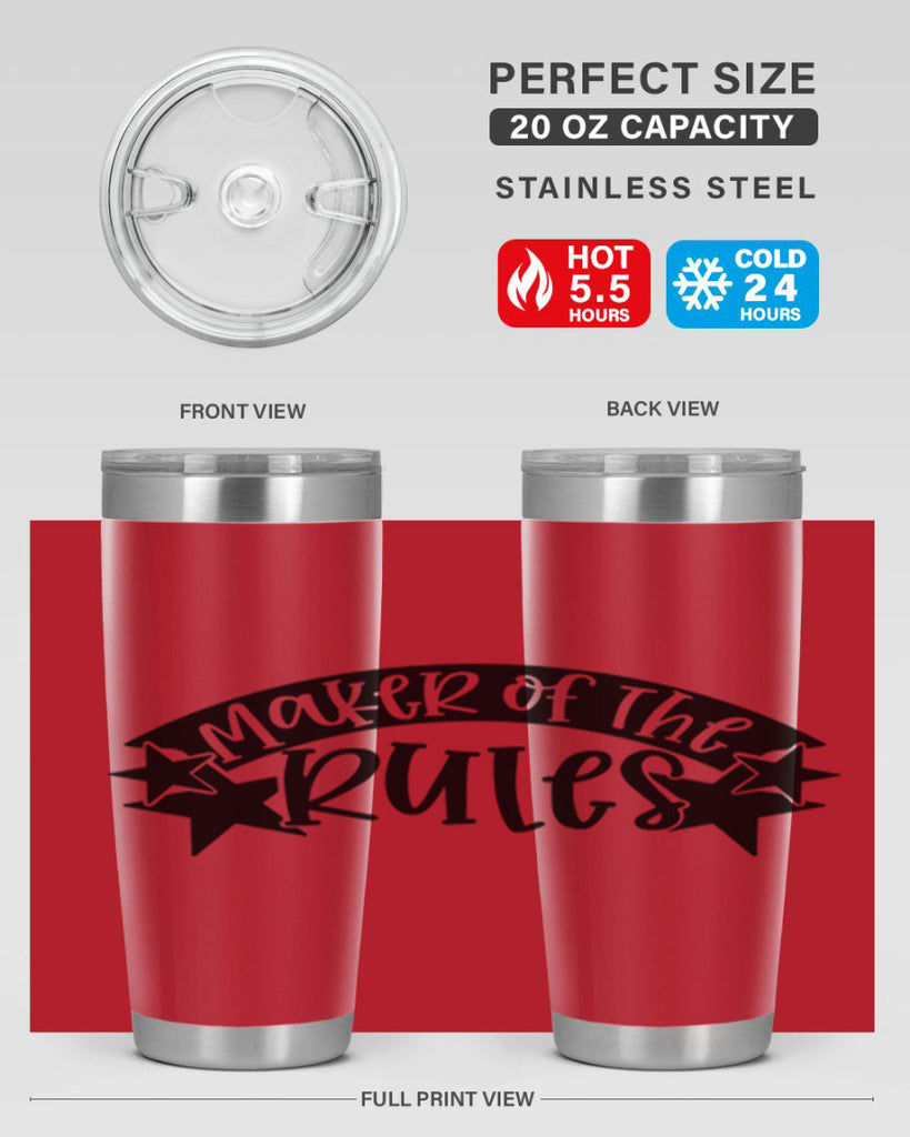 maker of the rules 31#- fathers day- Tumbler