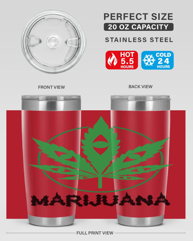 marijuana 198#- marijuana- Tumbler