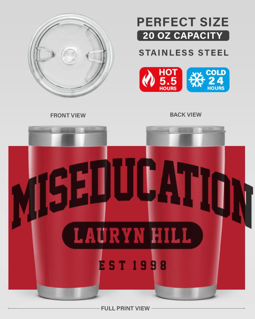 miseducation of lauryn hill college 67#- black words phrases- Cotton Tank