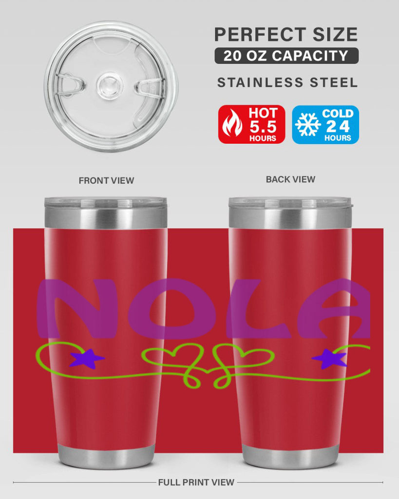 nola 5#- mardi gras- Tumbler