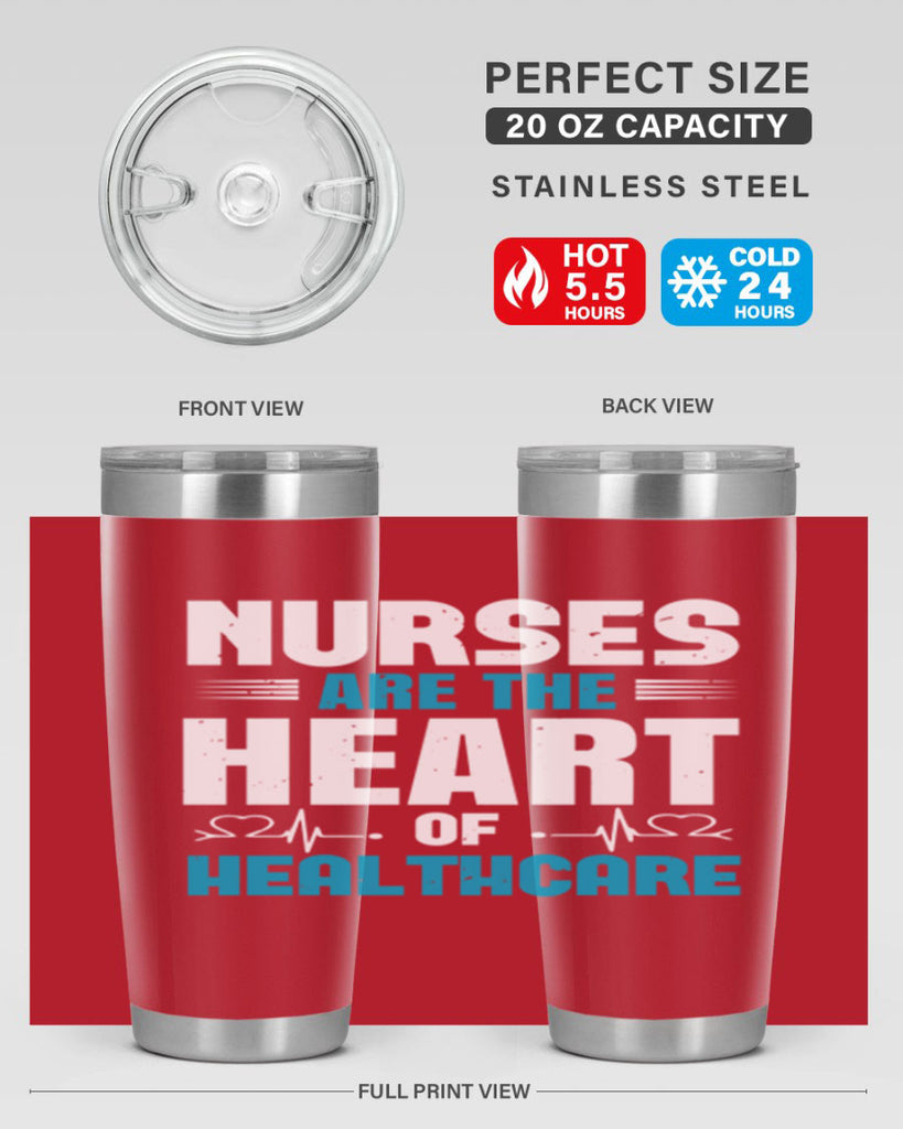 nurse are are heart healthcare Style 287#- nurse- tumbler