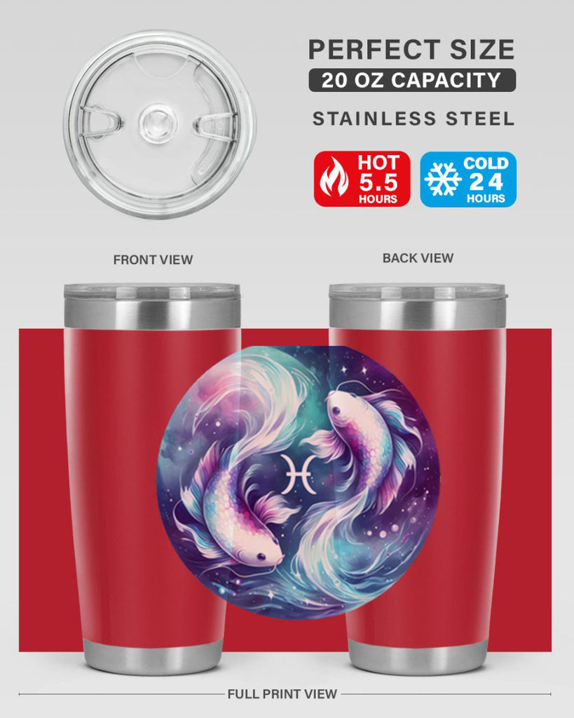 pisces 350#- zodiac- Tumbler