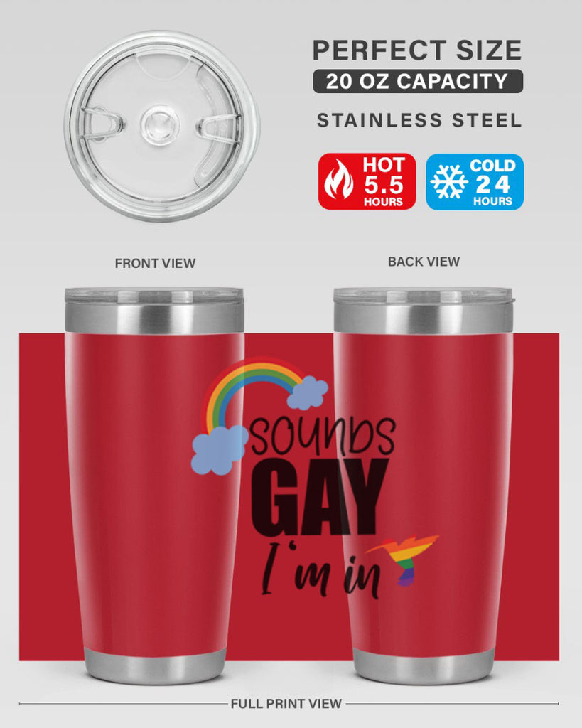 pride sound 45#- lgbt- Tumbler