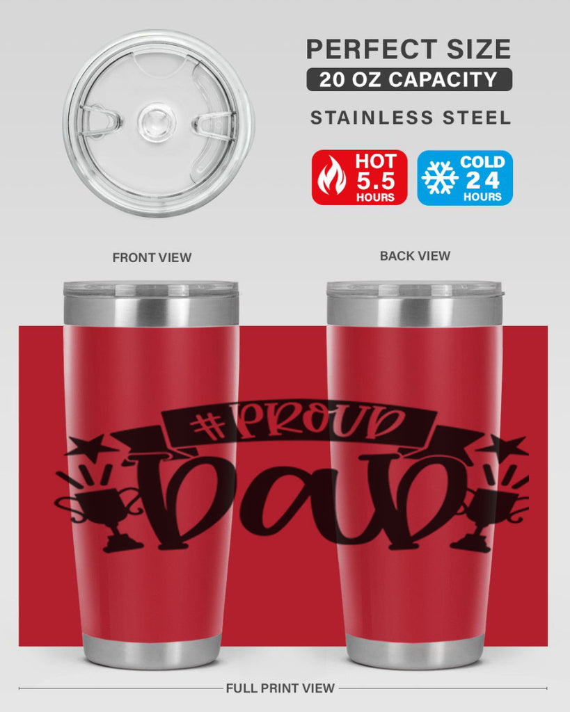 proud dad 75#- fathers day- Tumbler