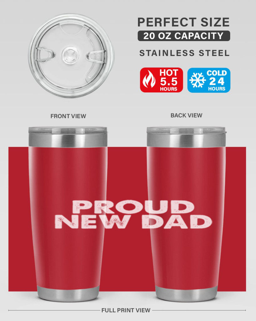 proud new dad 69#- dad- Tumbler