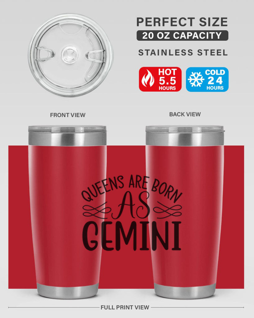 queens are born as gemini 392#- zodiac- Tumbler