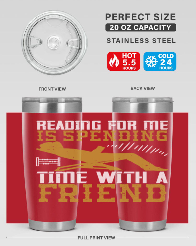 reading for me is spending time with a friend 19#- reading- Tumbler