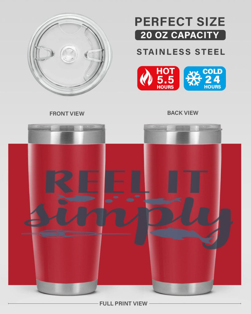 reel it 42#- fishing- Tumbler