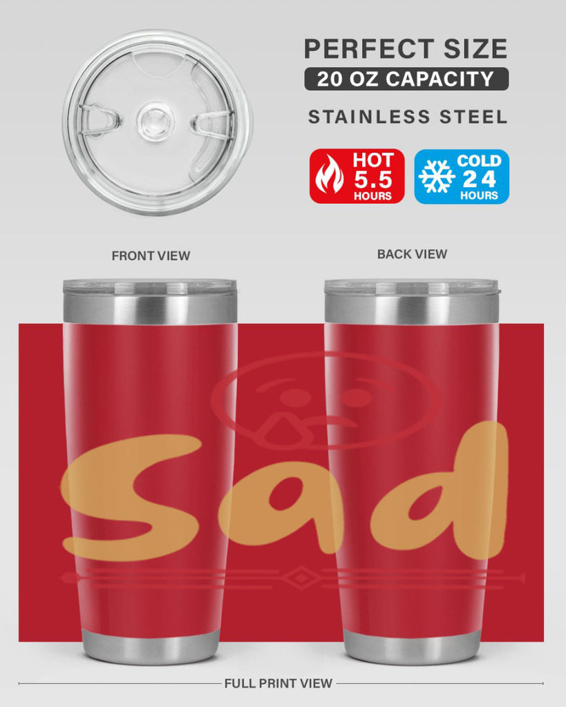 sad 6#- fathers day- Tumbler