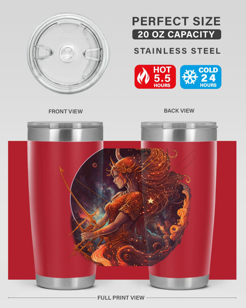 sagittarius 417#- zodiac- Tumbler