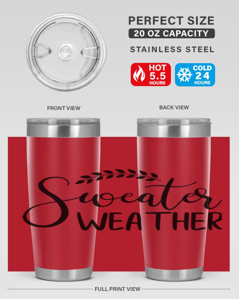 sweater weather 582#- fall- Tumbler