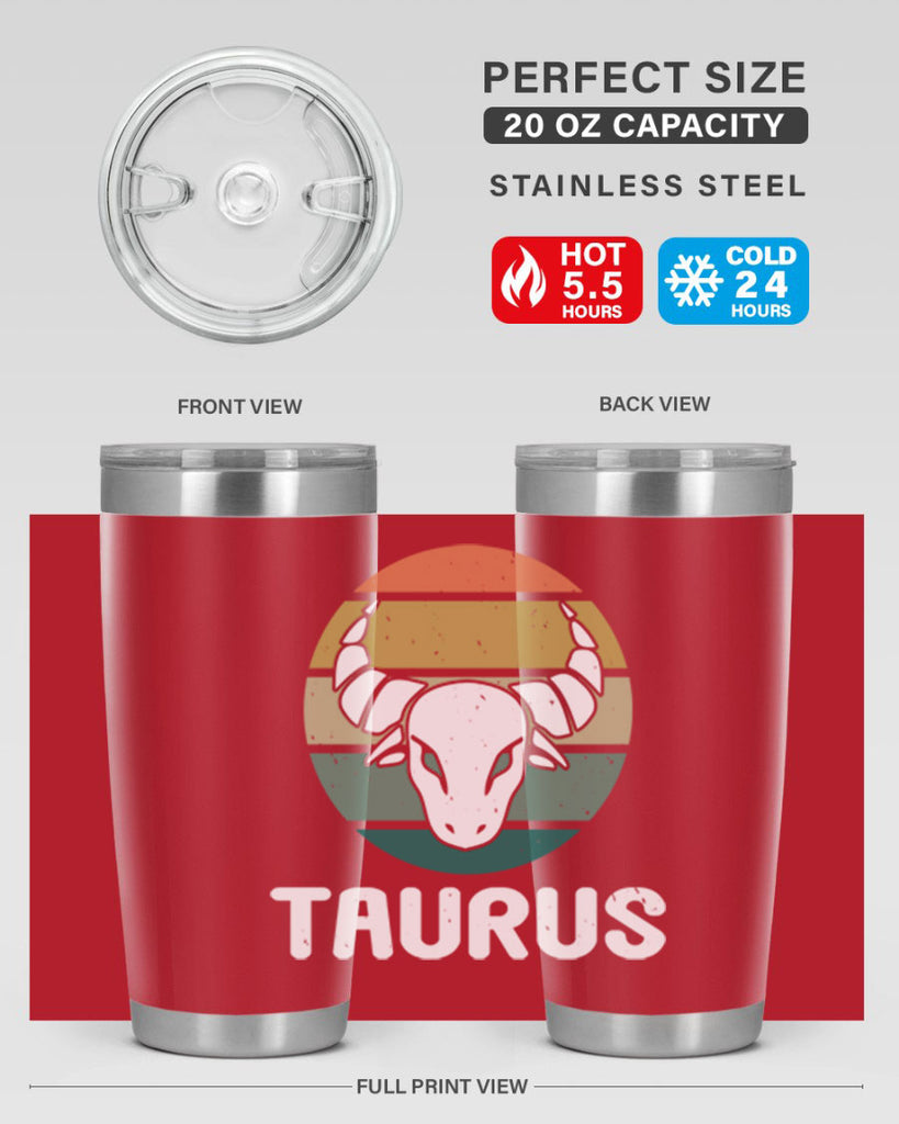 taurus 519#- zodiac- Tumbler