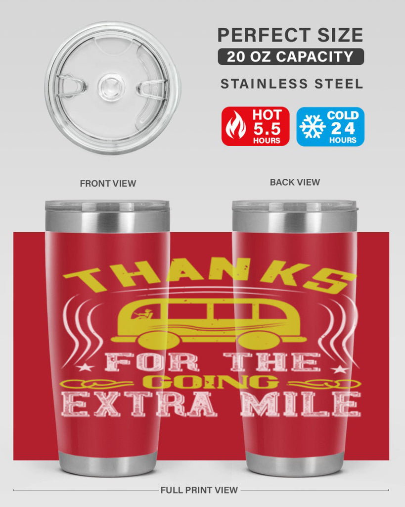 thanks for the going extra mile Style 14#- bus driver- tumbler