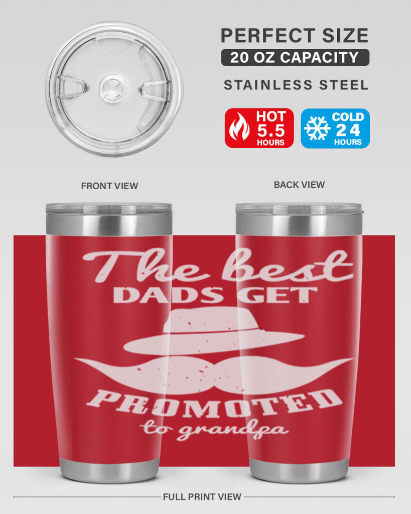the best dads get promoted 164#- fathers day- Tumbler