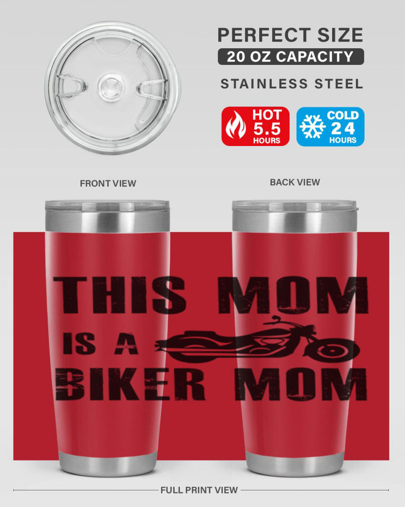 this mom is a biker mom 35#- mom- Tumbler