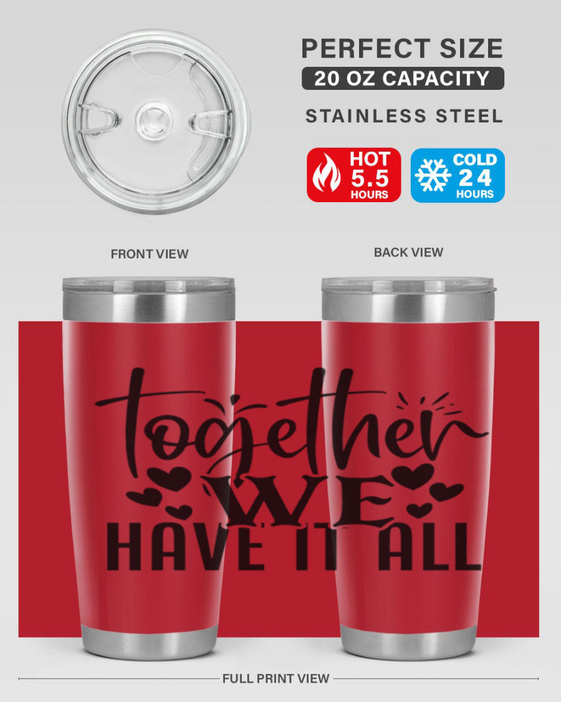 together we have it all 16#- family- Tumbler