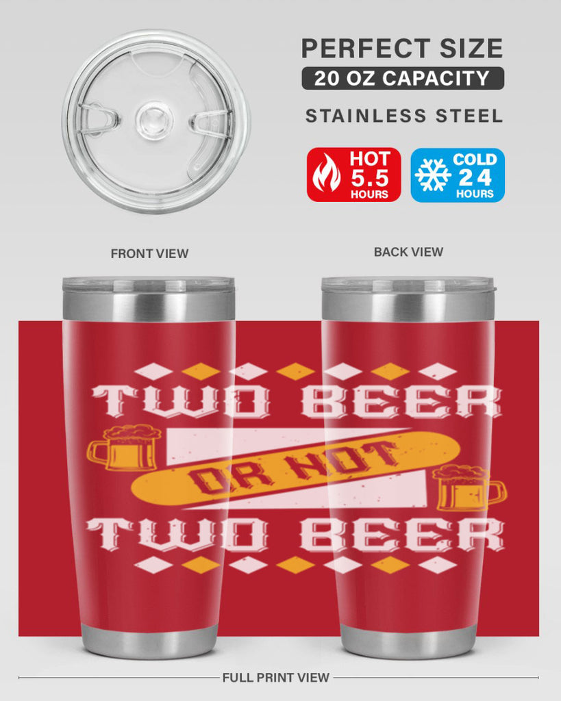 two beer or not two beer 3#- beer- Tumbler