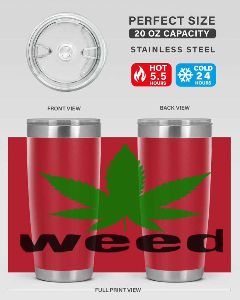 weed 279#- marijuana- Tumbler