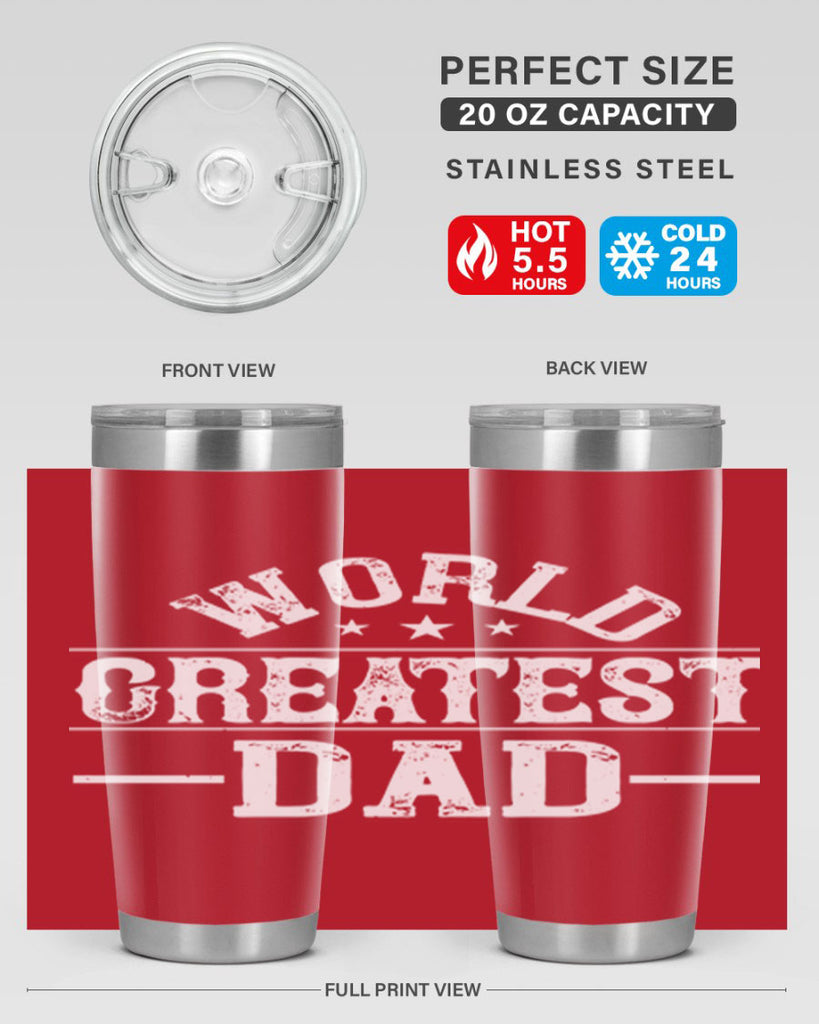 world greatest dad 143#- fathers day- Tumbler