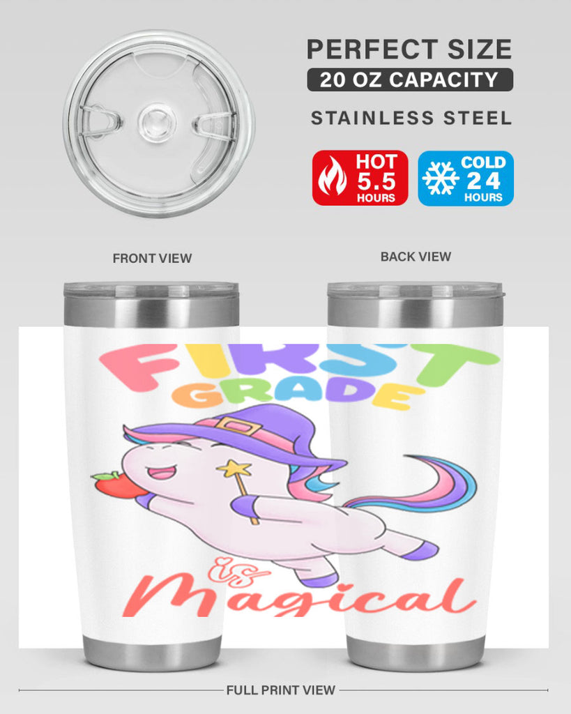 1st Grade is Magical Unicorn 26#- 1st grade- Tumbler