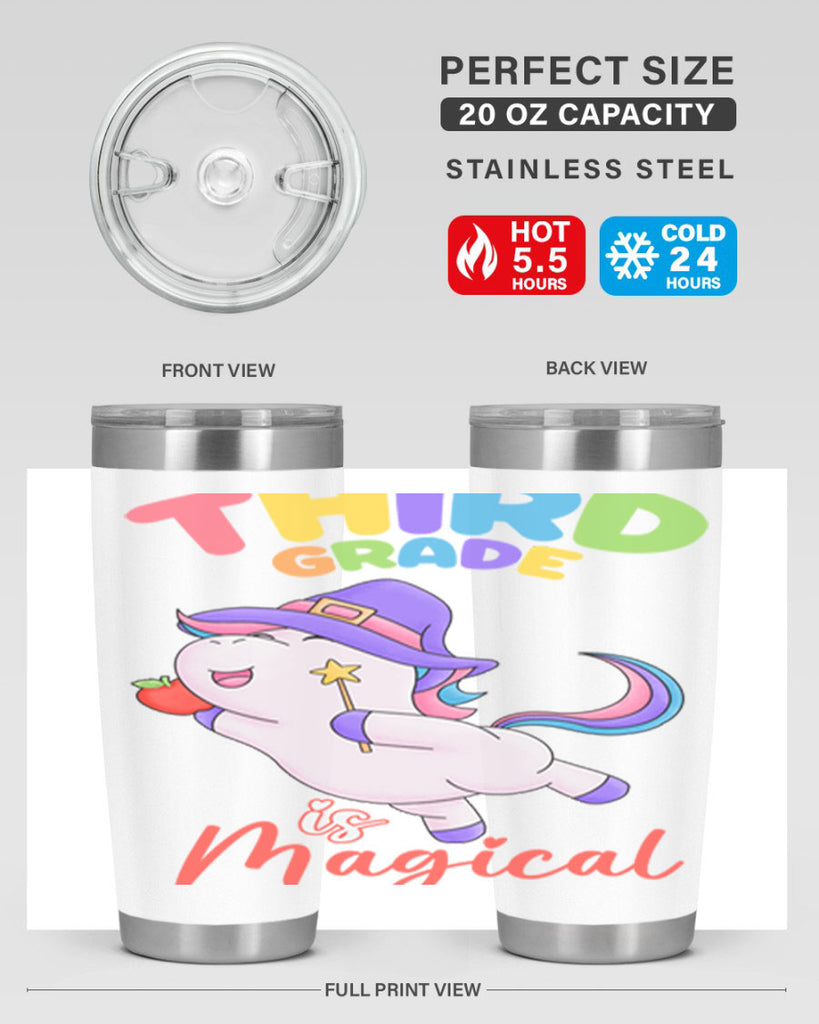 3rd Grade is Magical Unicorn 5#- 3rd grade- Tumbler