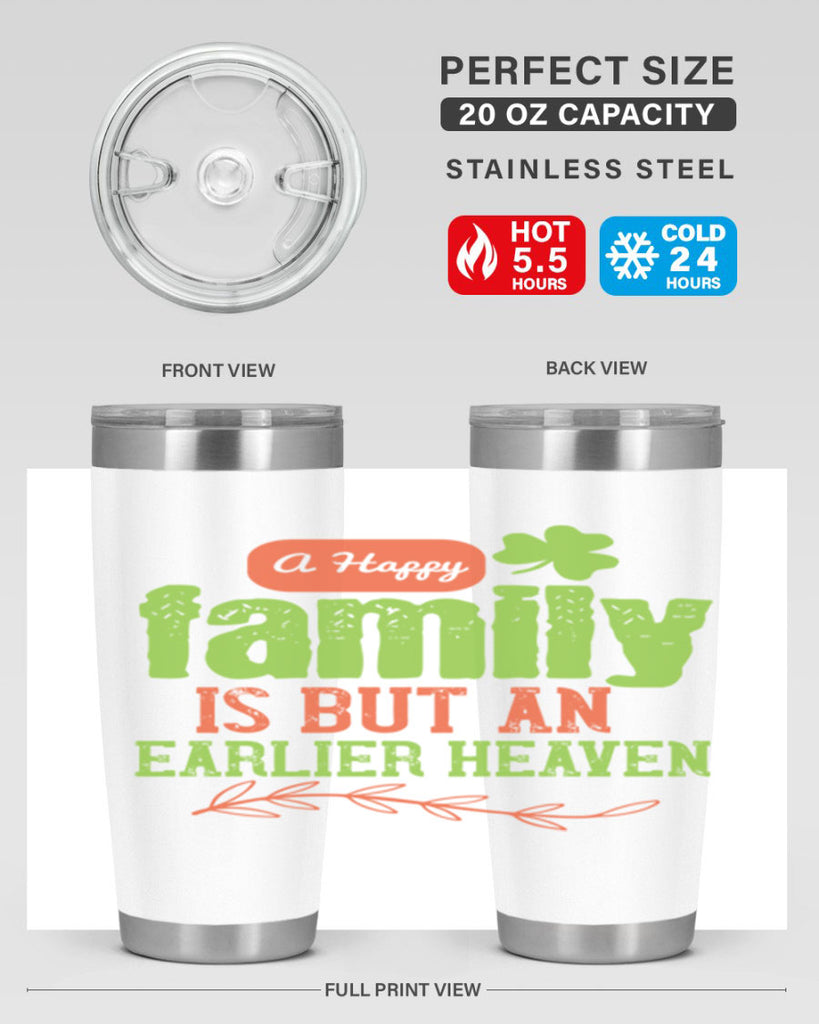 A happy family is but an earlier heaven Style 54#- baby- Tumbler