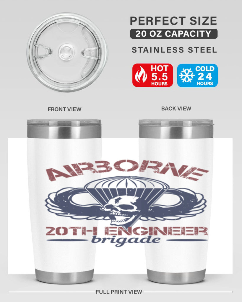 AIRBORNE TH ENGINEER BRIGADE Style 72#- engineer- tumbler