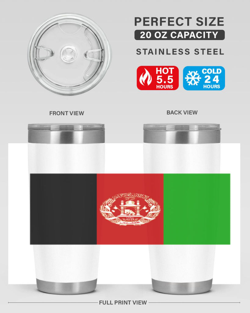 Afghanistan 197#- world flags- Tumbler