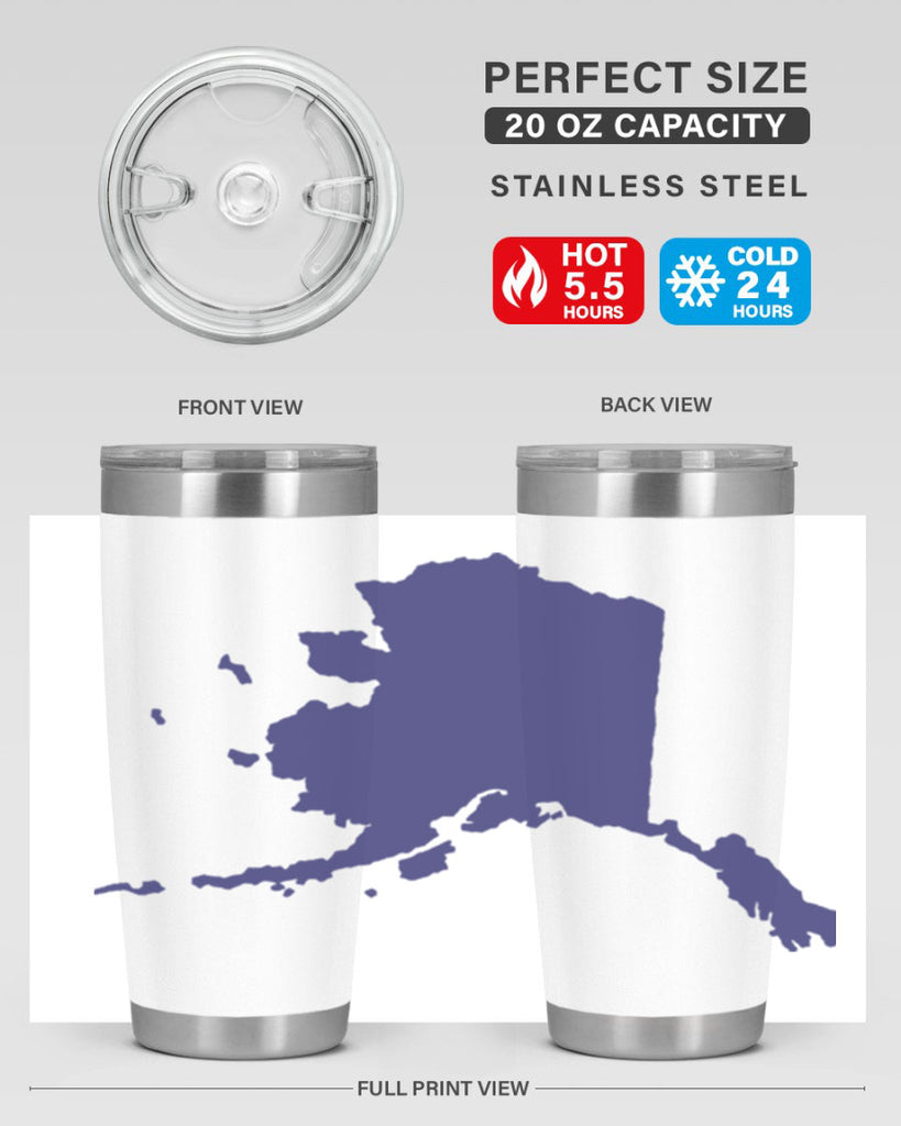 Alaska 49#- stateflags- Tumbler