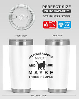 All I Care About is Style 26#- cat- Tumbler