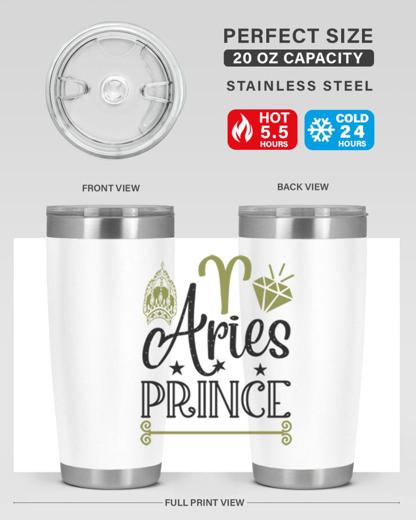 Aries prince 113#- zodiac- Tumbler