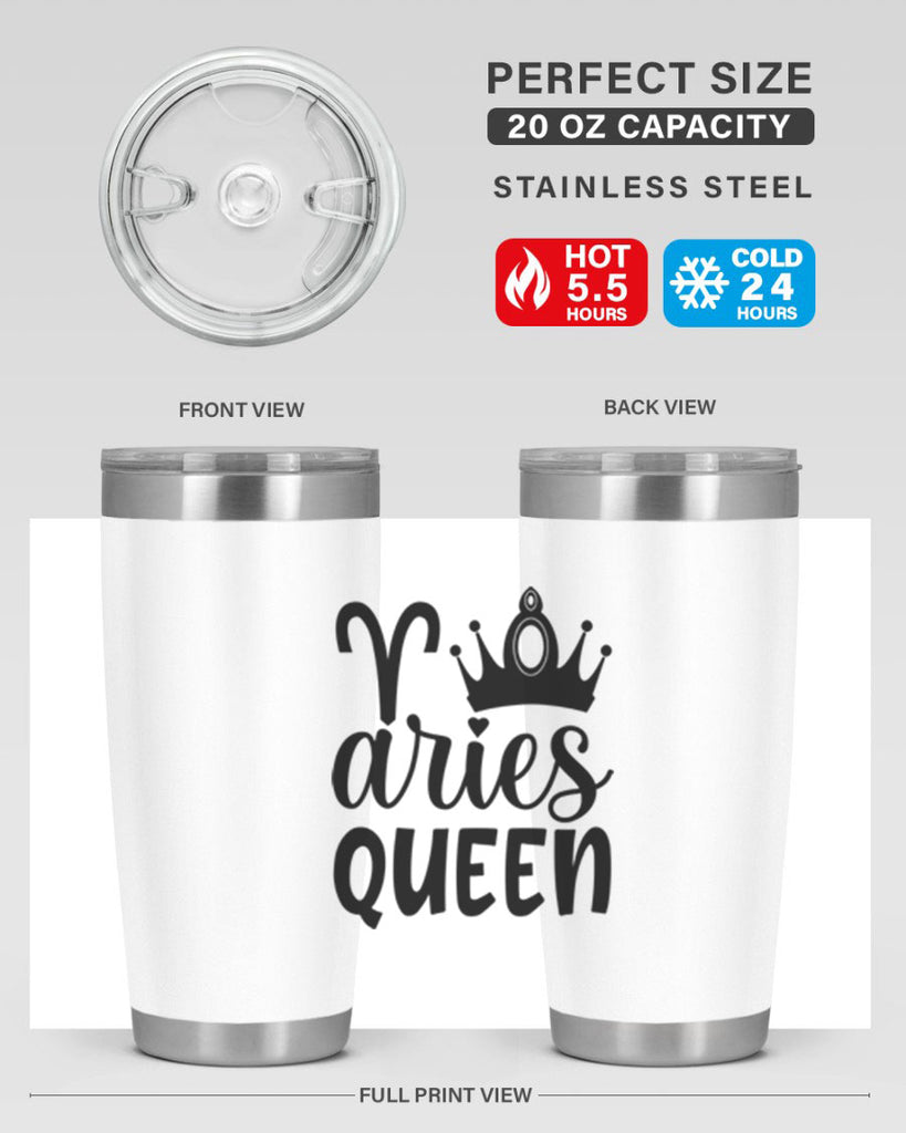 Aries queen 118#- zodiac- Tumbler