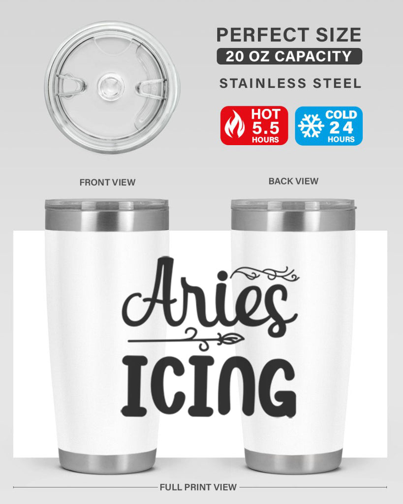 Ariesicing 106#- zodiac- Tumbler