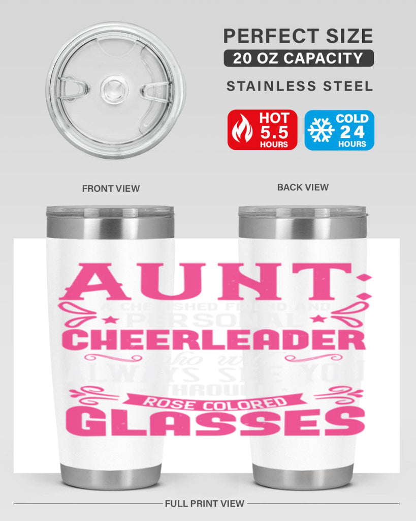 Aunt A cherished friend and personal cheerleader Style 70#- aunt- Tumbler