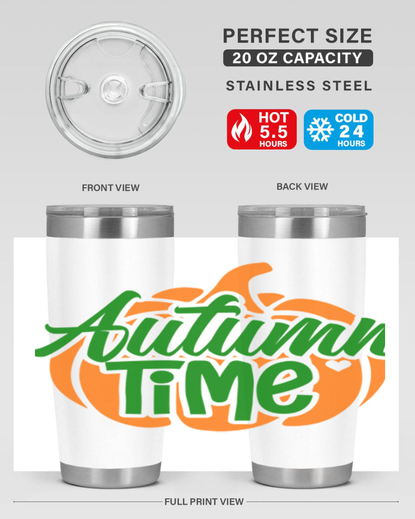 Autumn Time 34#- fall- Tumbler