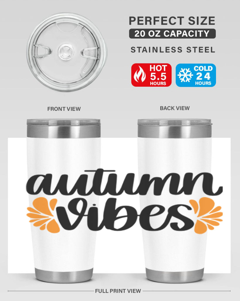 Autumn Vibes 478#- fall- Tumbler