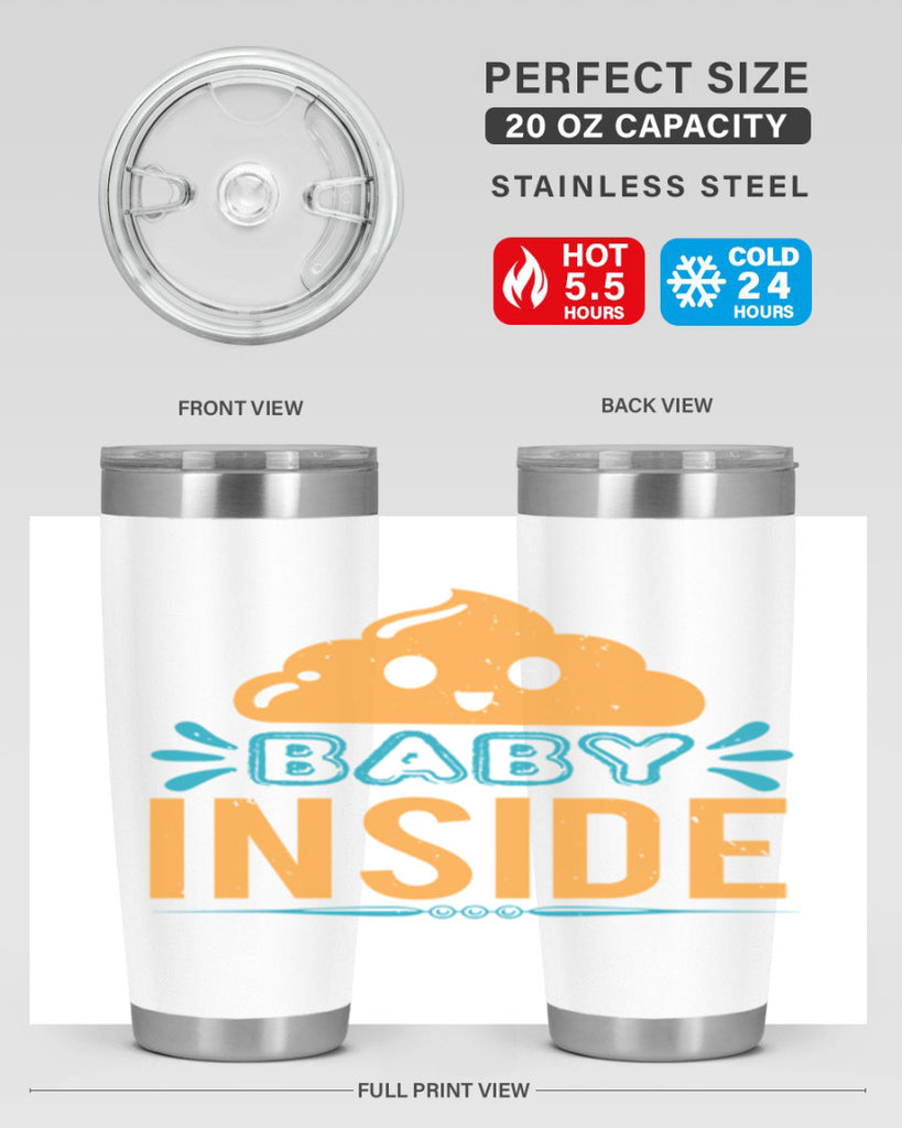 Baby Inside Style 1#- baby shower- tumbler