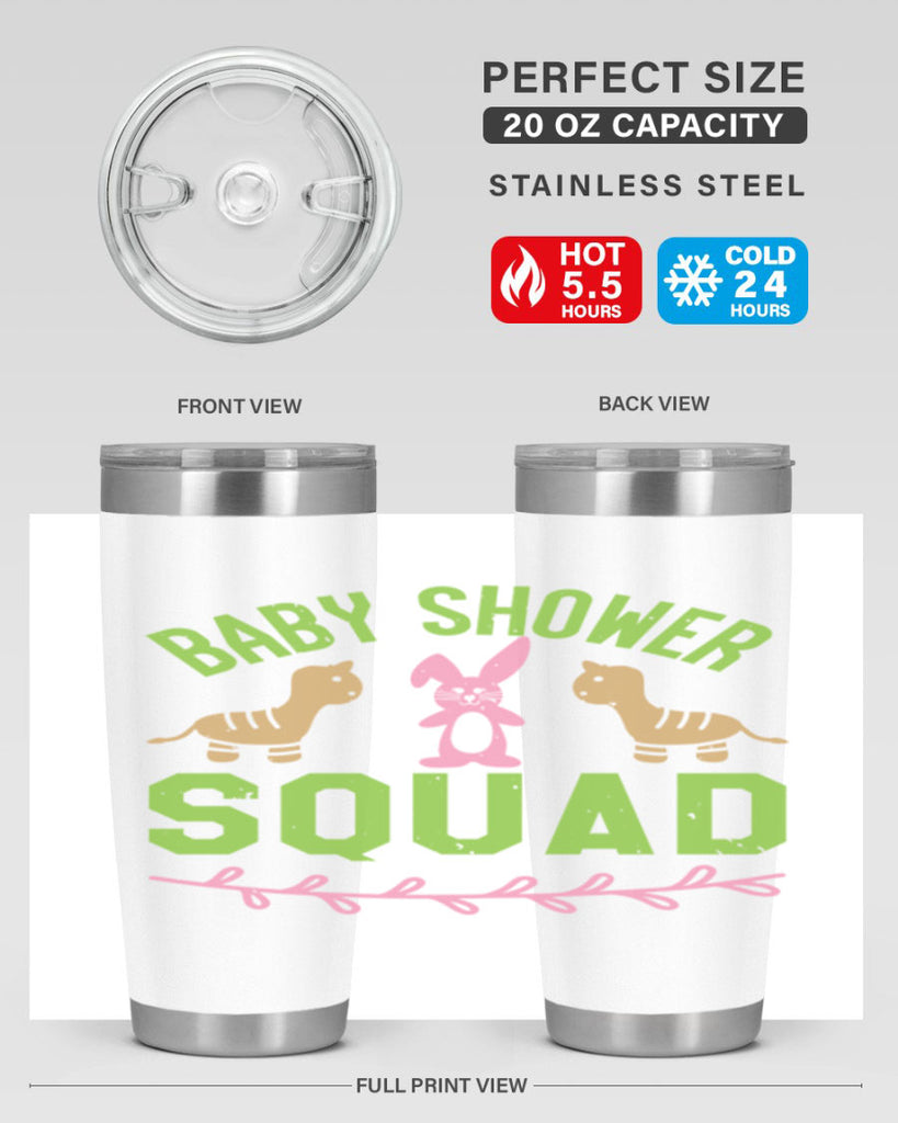 Baby Shower Squad Style 47#- baby shower- tumbler