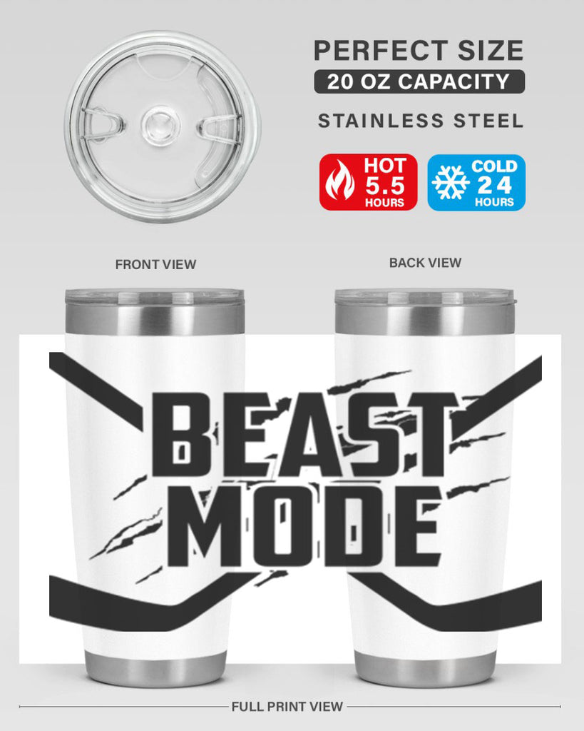 Beast mode 1426#- hockey- Tumbler