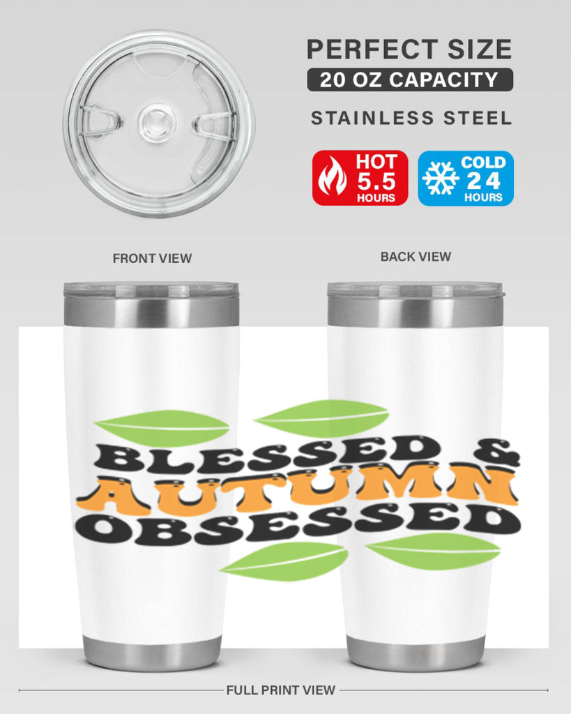 Blessed Autumn Obsessed 48#- fall- Tumbler