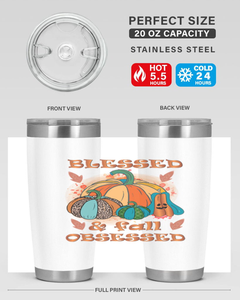 Blessed Fall Obsessed 49#- fall- Tumbler