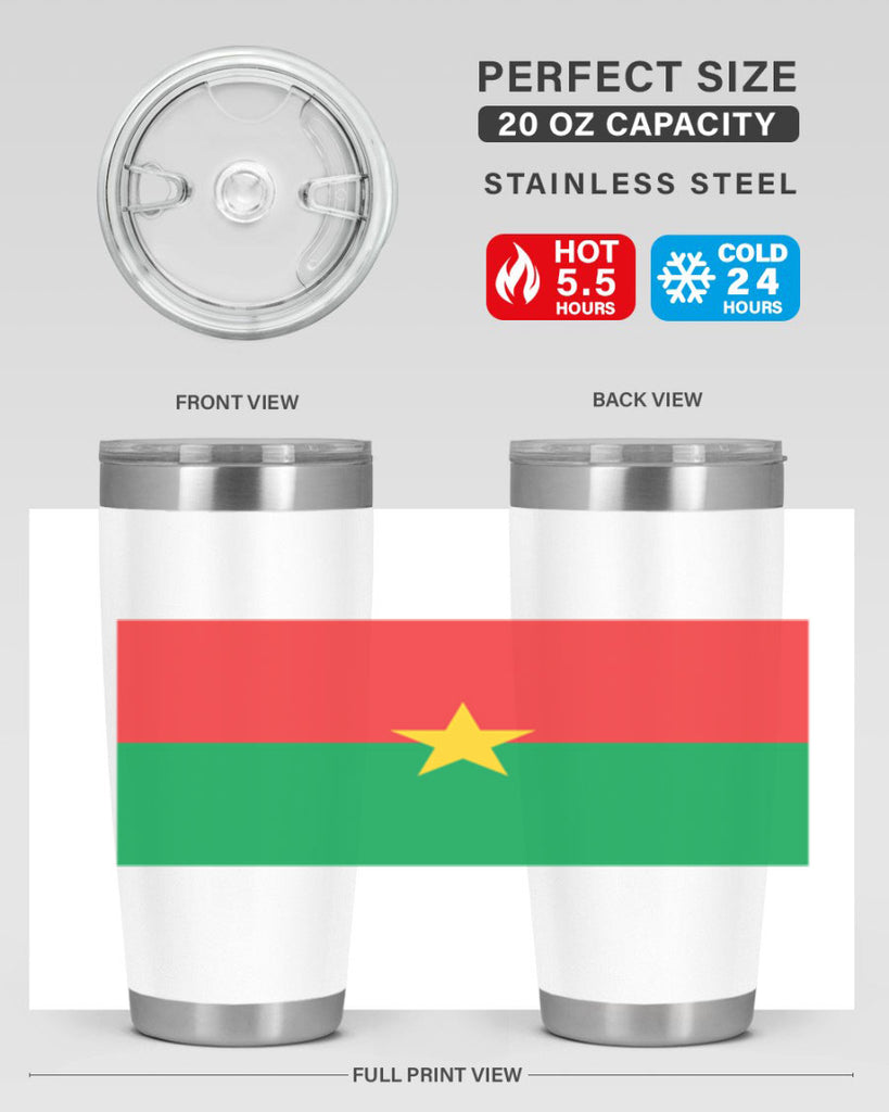 Burkina Faso 171#- world flags- Tumbler